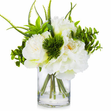 Small silk store flower arrangements